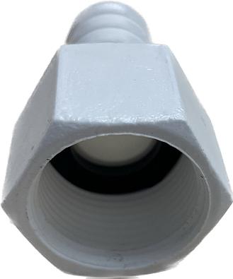 3902-1 Штуцер прямой под шланг Ø1-1/8"(28,6мм), резьба 1-3/8" - 12 UNF, пластик   OEM: 3902-3 (Attwo 3902-1_1