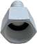 3902-1 Штуцер прямой под шланг Ø1-1/8"(28,6мм), резьба 1-3/8" - 12 UNF, пластик   OEM: 3902-3 (Attwo 3902-1_1 миниатюра