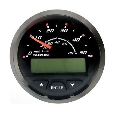 3410098J20000 Спидометр Suzuki DF300, 80 км/ч, черный  (оригинал) spidometr-suzuki-df300-80-km-ch-chernyy_616723