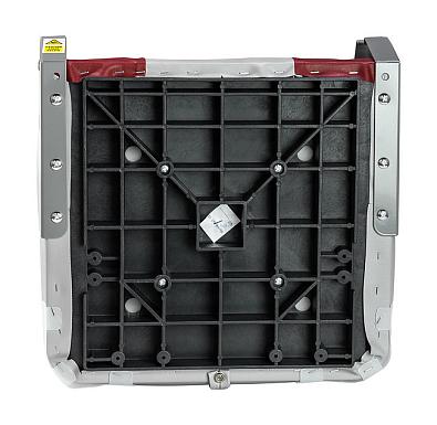 75102GR Сиденье мягкое складное CLASSIC Low Back Seat, серый/красный винил 75102GR_2